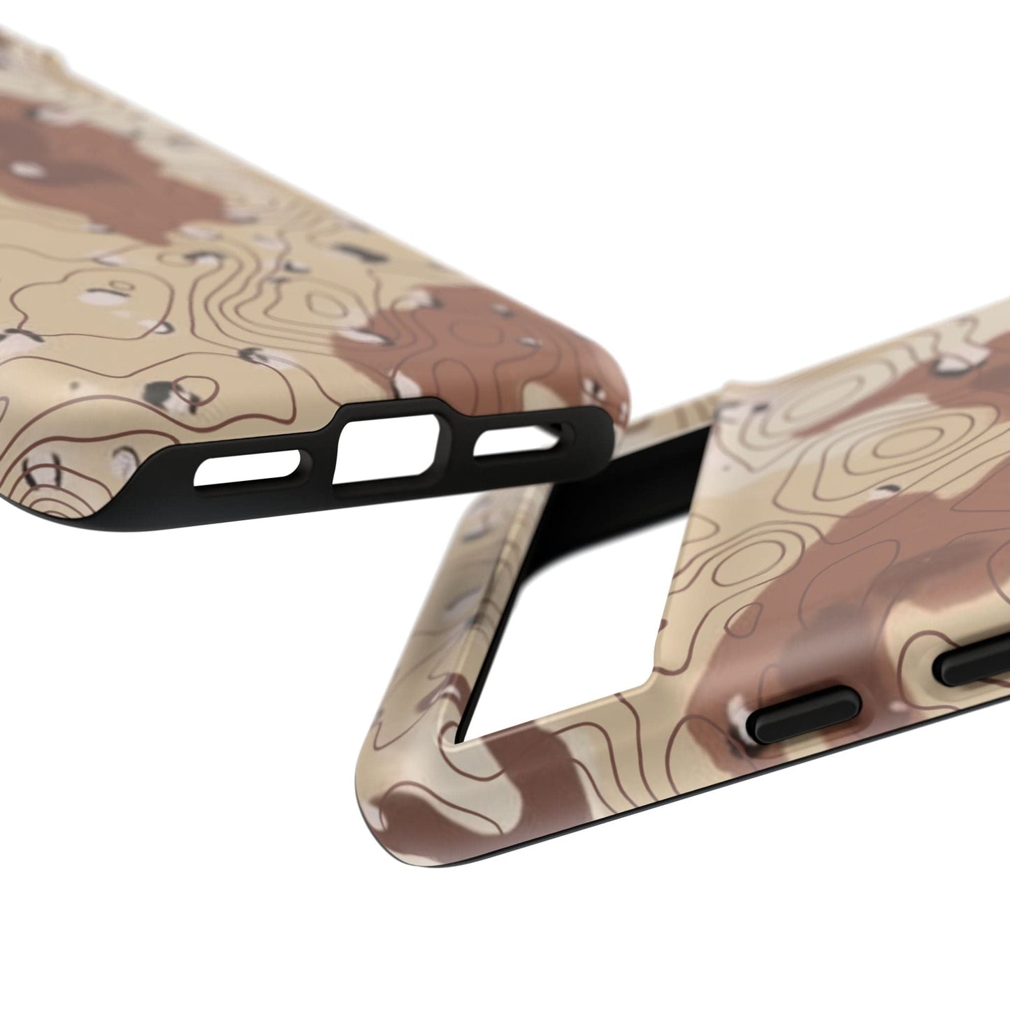 K-Factor Supply Co Chocolate Chip Topo Tough Android Case