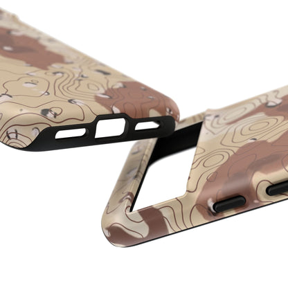K-Factor Supply Co Chocolate Chip Topo Tough Android Case