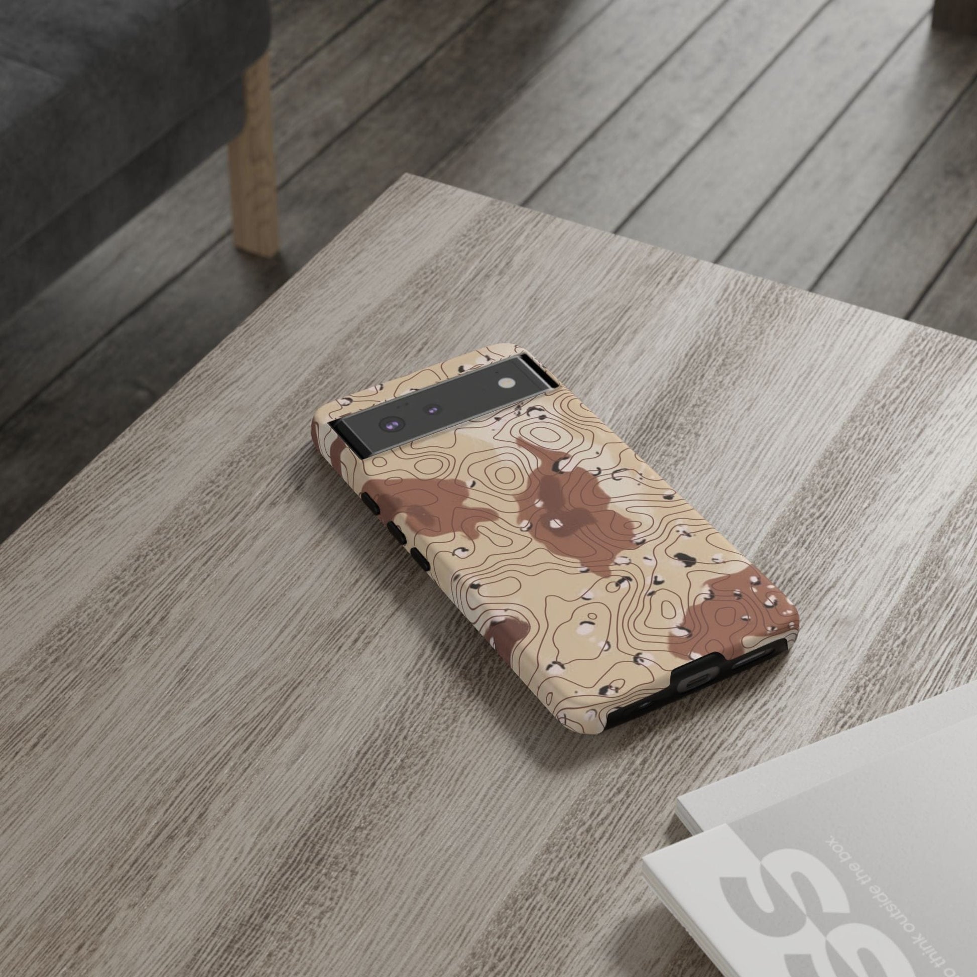 K-Factor Supply Co Chocolate Chip Topo Tough Android Case