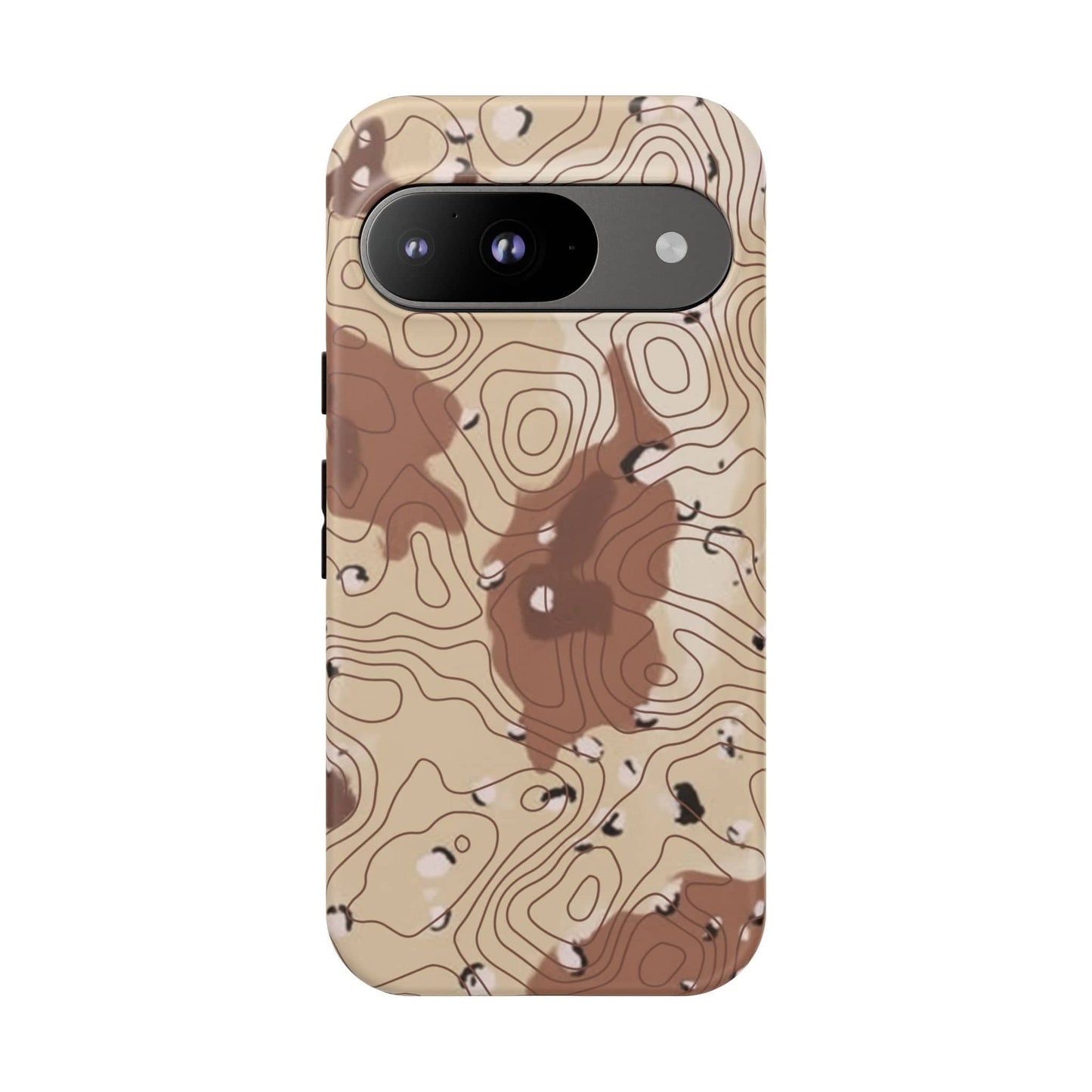 K-Factor Supply Co Chocolate Chip Topo Tough Android Case Google Pixel 9 / Matte