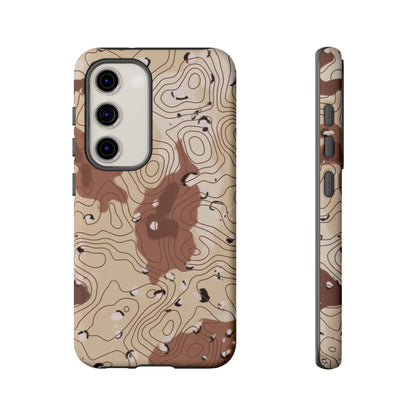 K-Factor Supply Co Chocolate Chip Topo Tough Android Case Samsung Galaxy S23 / Matte