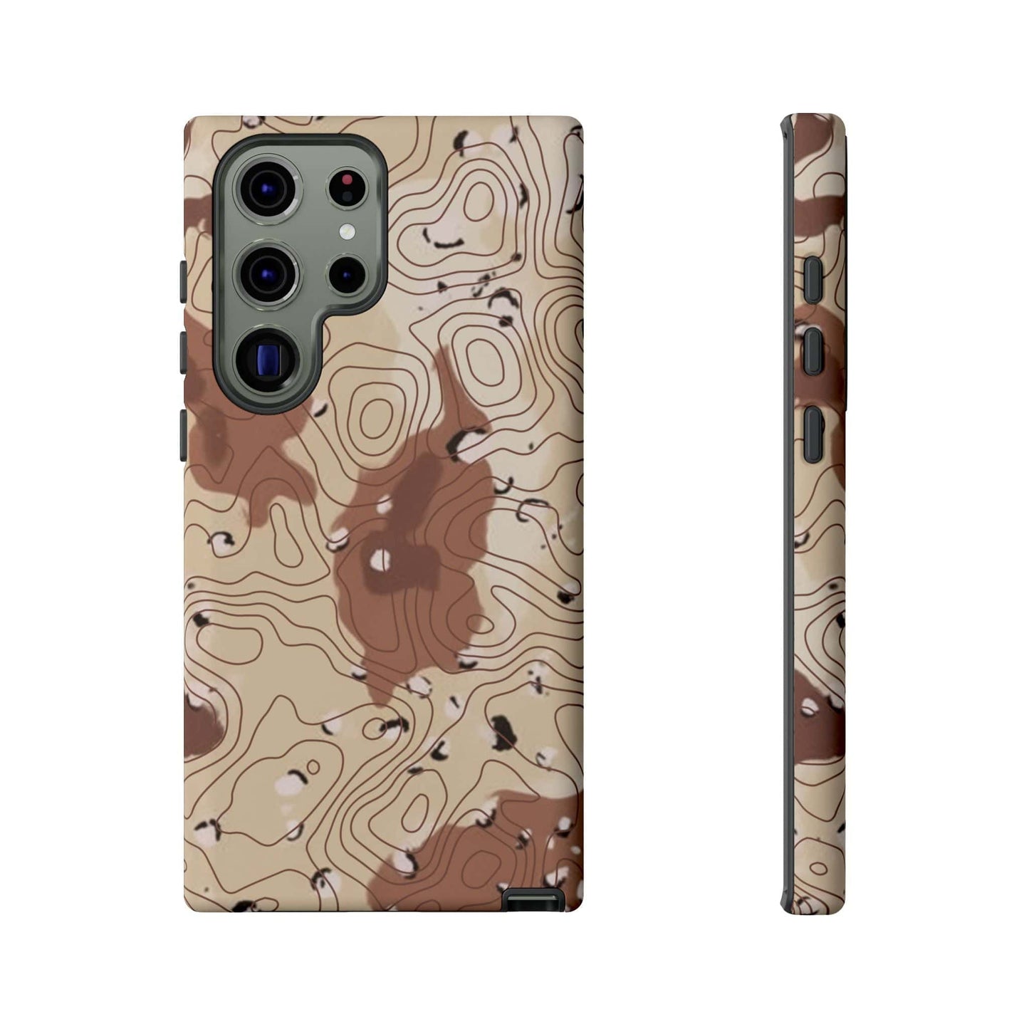 K-Factor Supply Co Chocolate Chip Topo Tough Android Case Samsung Galaxy S23 Ultra