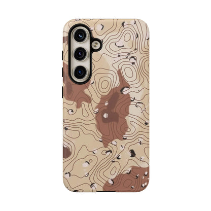 K-Factor Supply Co Chocolate Chip Topo Tough Android Case Samsung Galaxy S24 / Matte