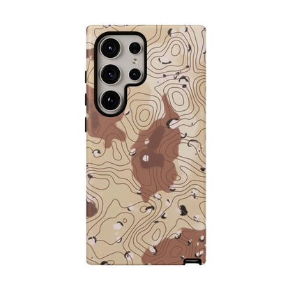 K-Factor Supply Co Chocolate Chip Topo Tough Android Case Samsung Galaxy S24 Ultra / Matte