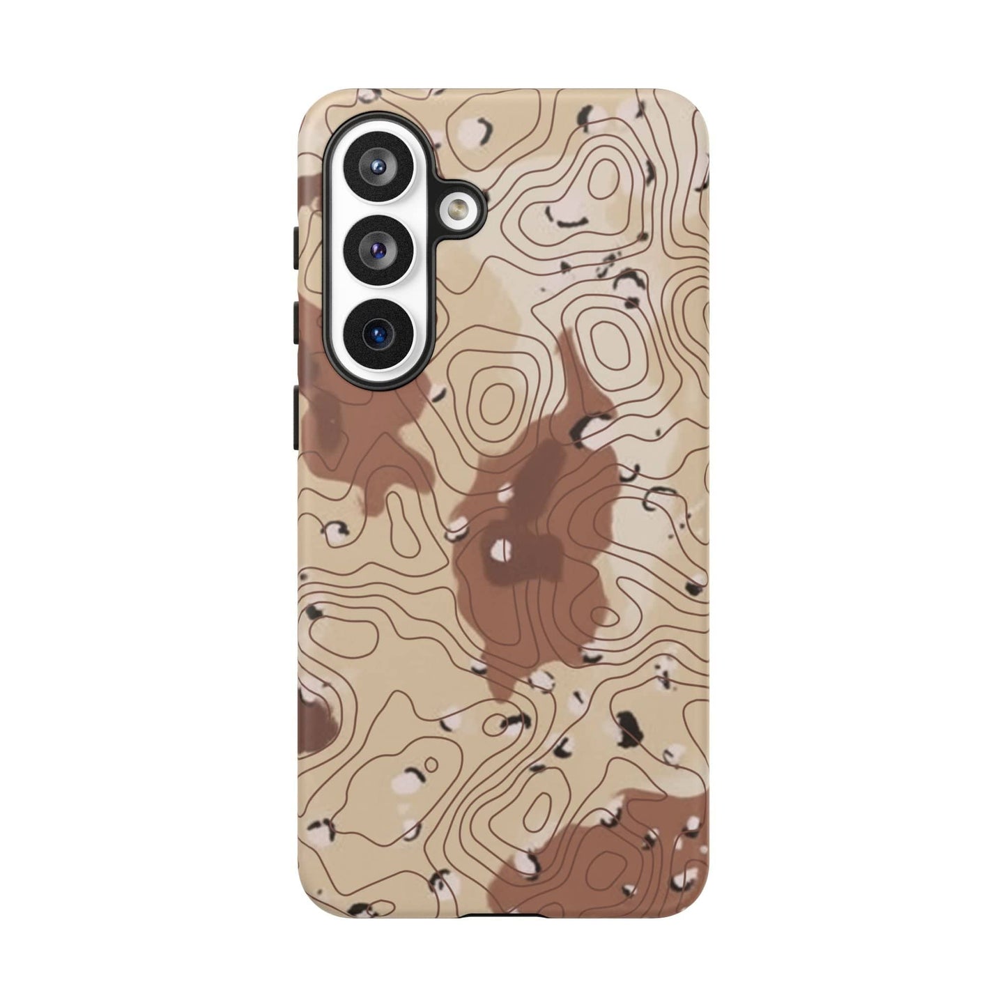 K-Factor Supply Co Chocolate Chip Topo Tough Android Case Samsung Galaxy S26 Plus / Matte