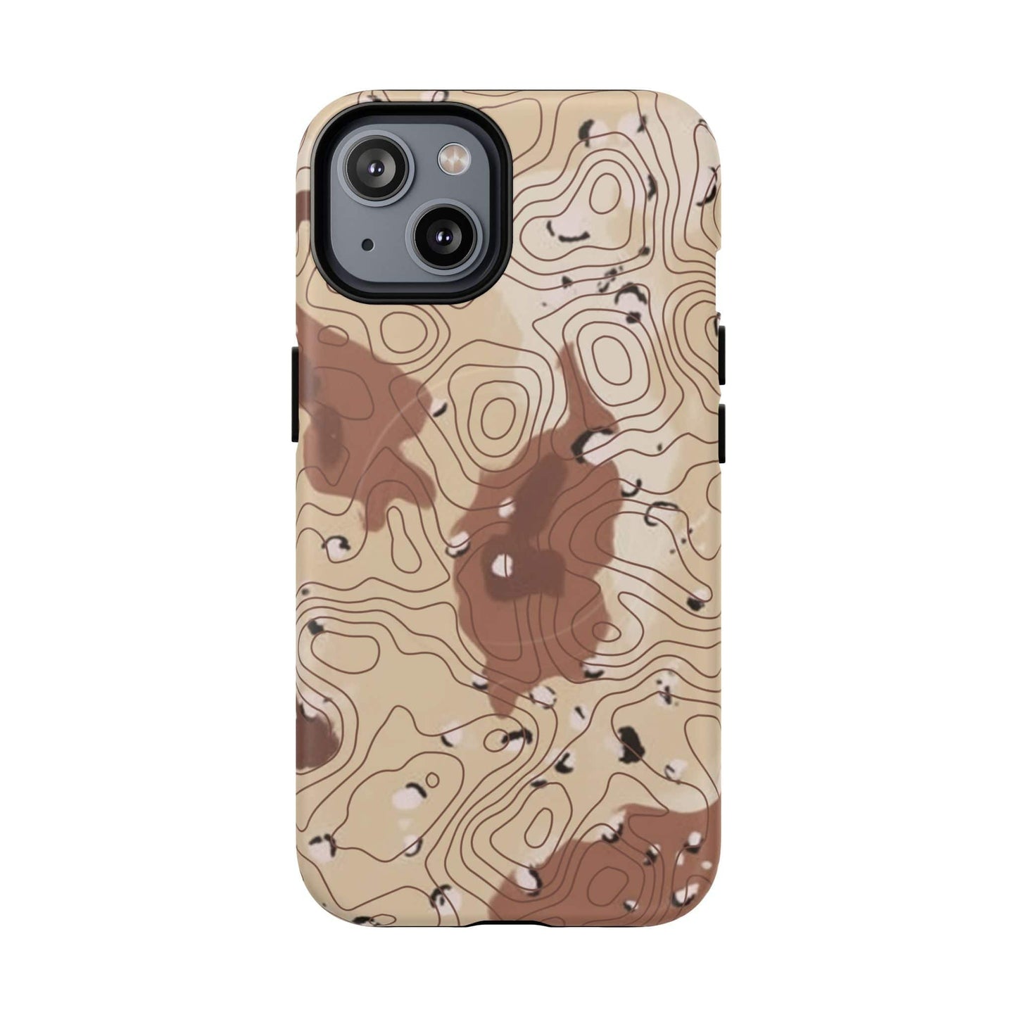 K-Factor Supply Co Chocolate Chip Topo Tough Magnetic iPhone Case iPhone 14