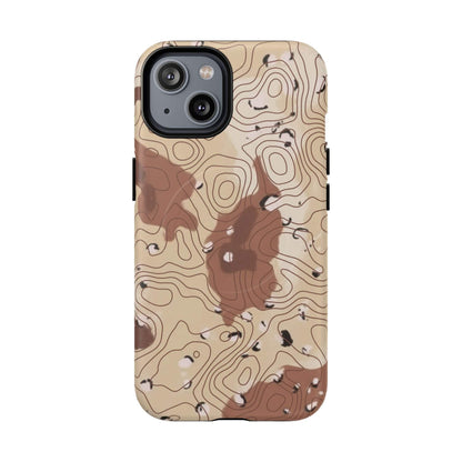 K-Factor Supply Co Chocolate Chip Topo Tough Magnetic iPhone Case iPhone 14