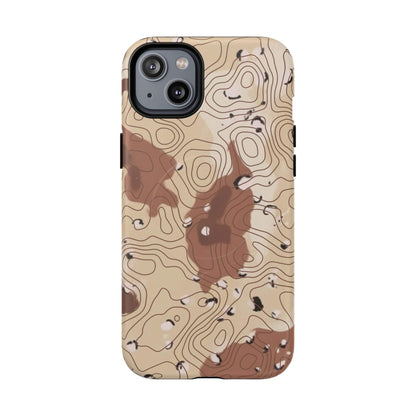 K-Factor Supply Co Chocolate Chip Topo Tough Magnetic iPhone Case iPhone 14 Plus