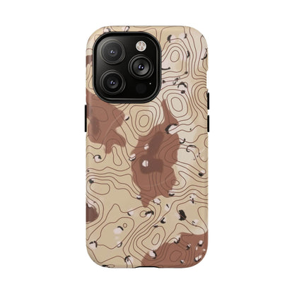K-Factor Supply Co Chocolate Chip Topo Tough Magnetic iPhone Case iPhone 14 Pro