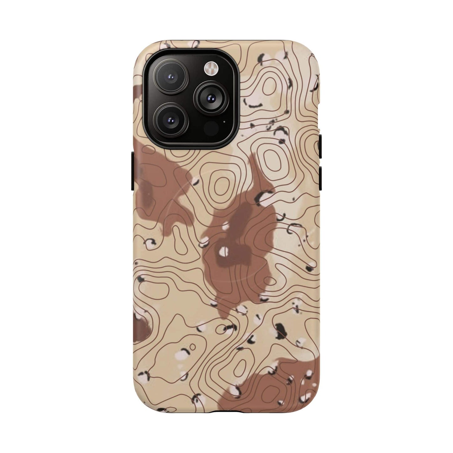 K-Factor Supply Co Chocolate Chip Topo Tough Magnetic iPhone Case iPhone 14 Pro Max