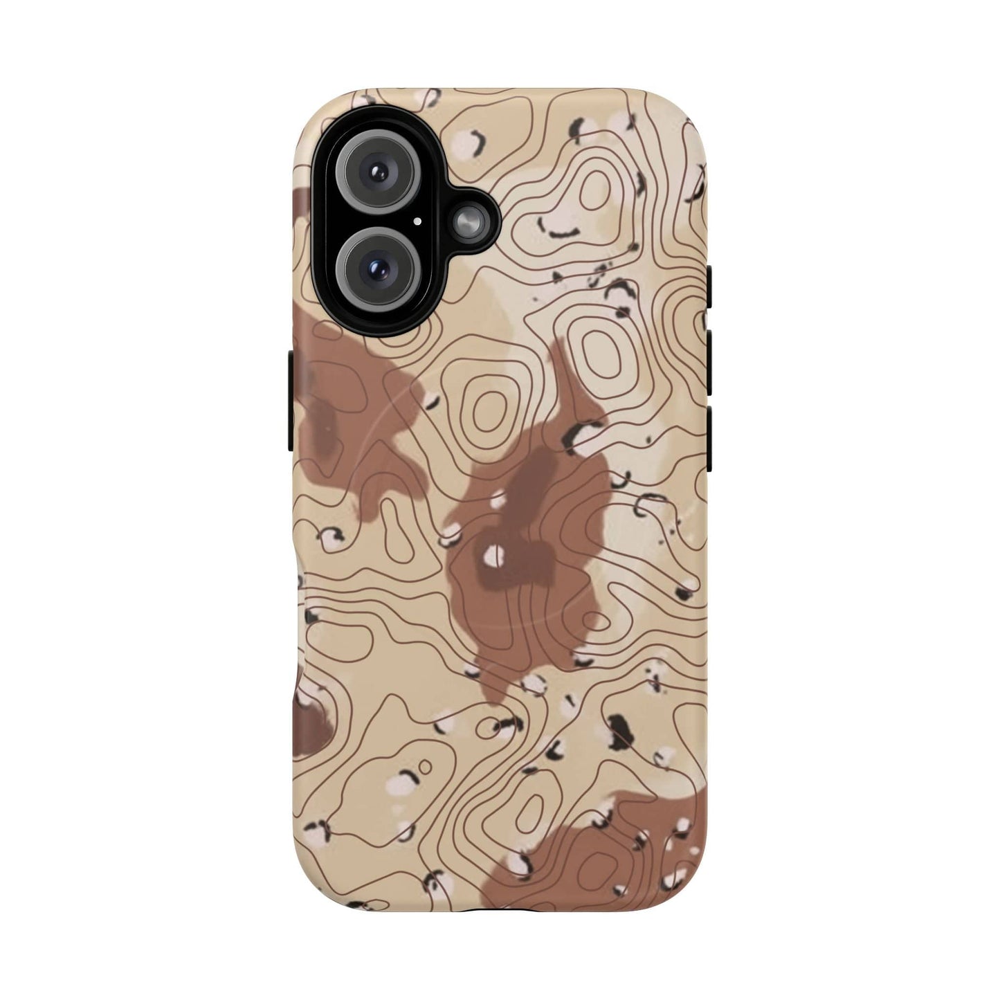 K-Factor Supply Co Chocolate Chip Topo Tough Magnetic iPhone Case iPhone 16