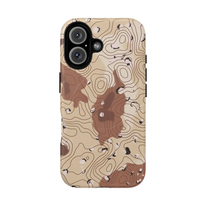 K-Factor Supply Co Chocolate Chip Topo Tough Magnetic iPhone Case iPhone 16