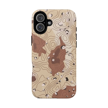 K-Factor Supply Co Chocolate Chip Topo Tough Magnetic iPhone Case iPhone 16 Plus