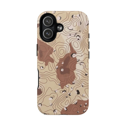 K-Factor Supply Co Chocolate Chip Topo Tough Magnetic iPhone Case iPhone 17