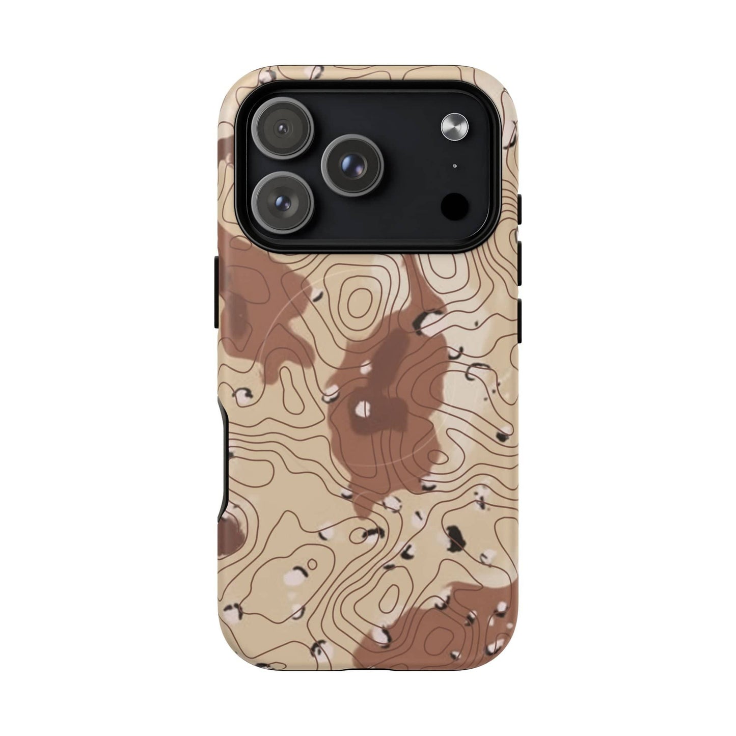 K-Factor Supply Co Chocolate Chip Topo Tough Magnetic iPhone Case iPhone 17 Pro