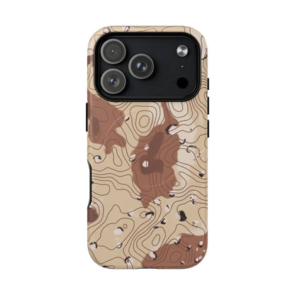 K-Factor Supply Co Chocolate Chip Topo Tough Magnetic iPhone Case iPhone 17 Pro