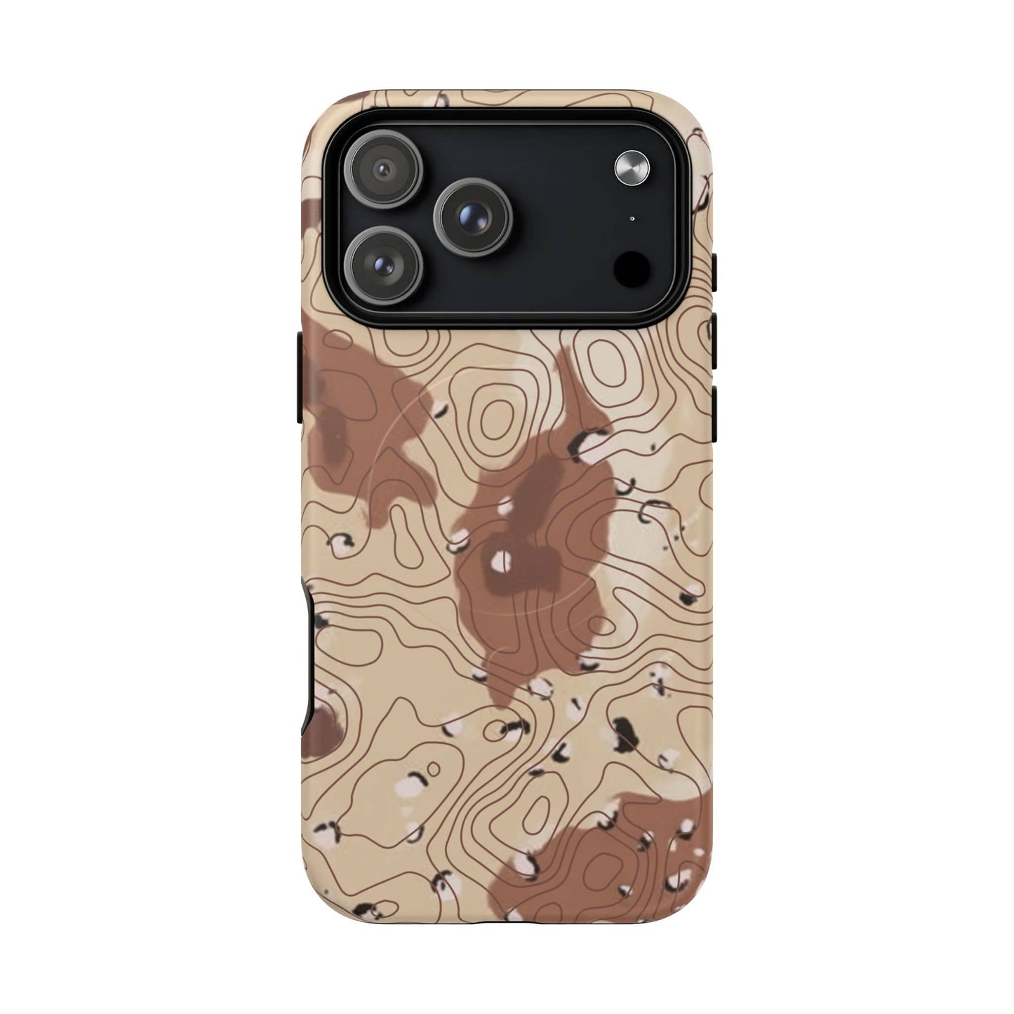 K-Factor Supply Co Chocolate Chip Topo Tough Magnetic iPhone Case iPhone 17 Pro Max