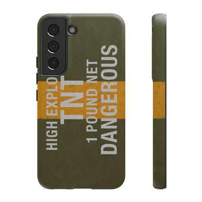 K-Factor Supply Co Demo Block 1lb TNT Tough Android Case Samsung Galaxy S22 / Matte