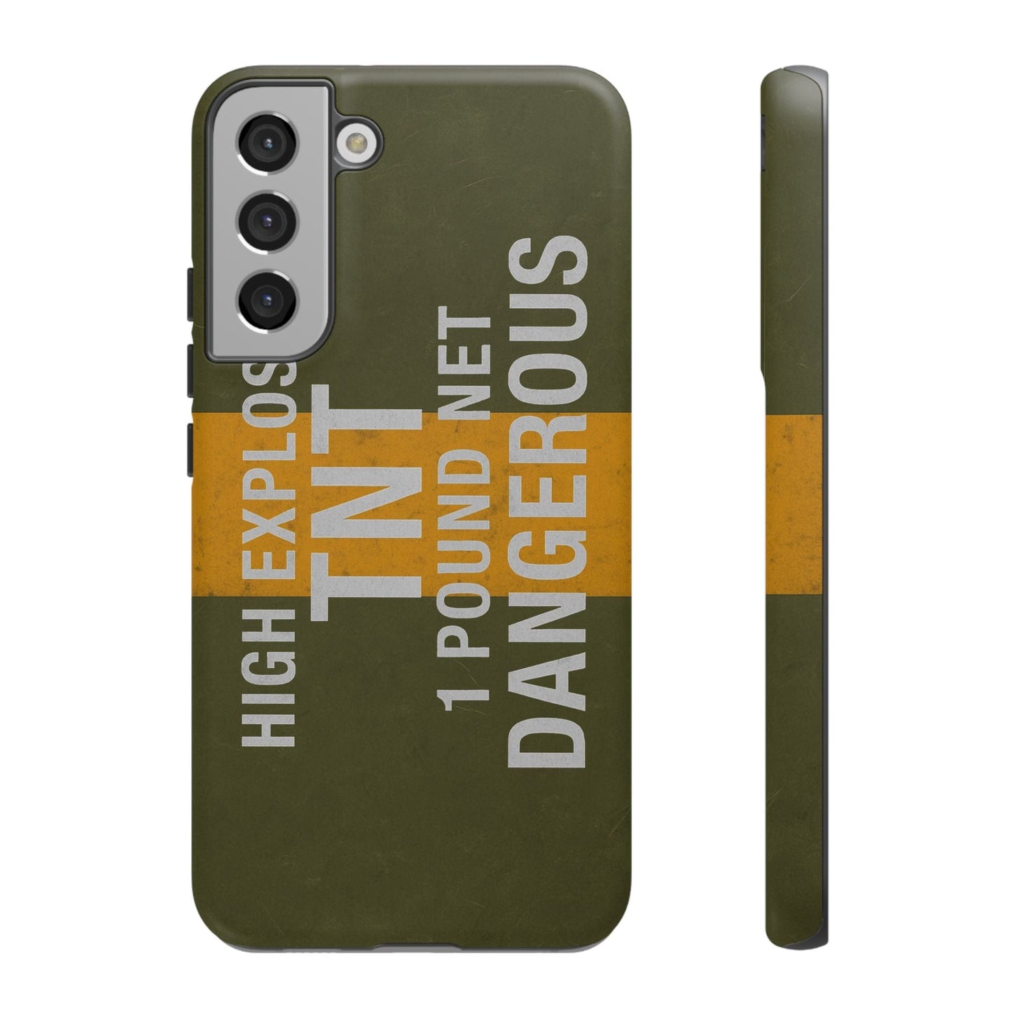 K-Factor Supply Co Demo Block 1lb TNT Tough Android Case Samsung Galaxy S22 Plus / Matte