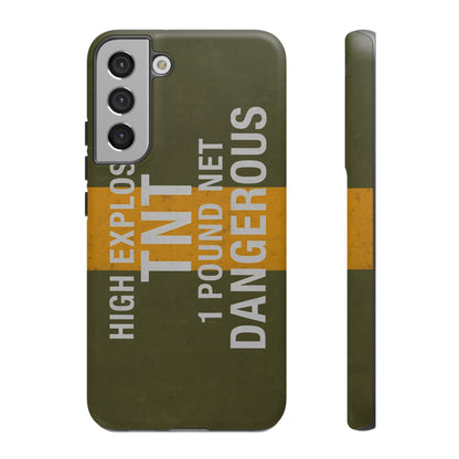 K-Factor Supply Co Demo Block 1lb TNT Tough Android Case Samsung Galaxy S22 Plus / Matte