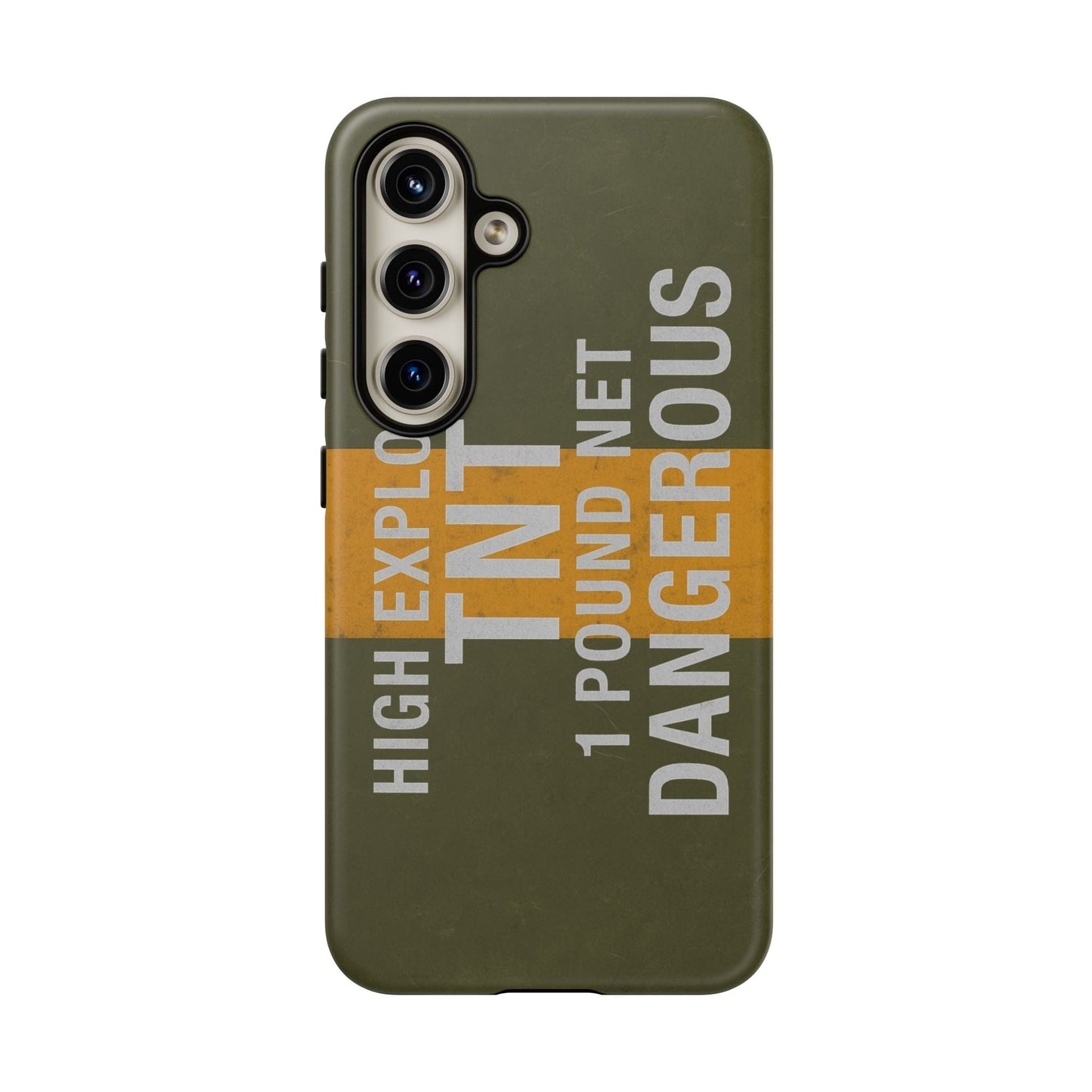 K-Factor Supply Co Demo Block 1lb TNT Tough Android Case Samsung Galaxy S24 / Matte