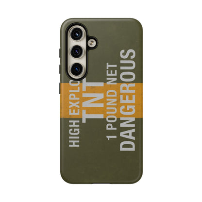 K-Factor Supply Co Demo Block 1lb TNT Tough Android Case Samsung Galaxy S24 / Matte