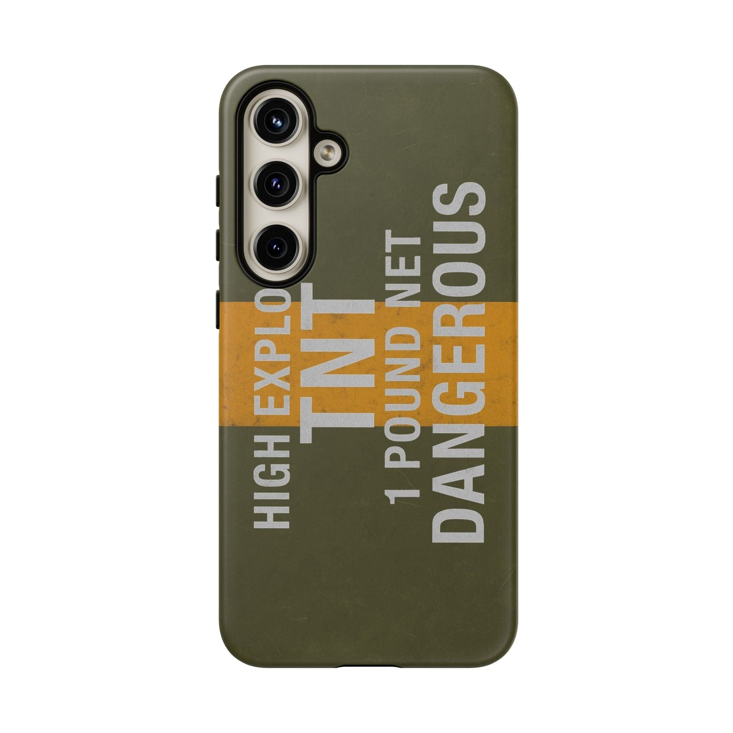 K-Factor Supply Co Demo Block 1lb TNT Tough Android Case Samsung Galaxy S24 Plus / Matte