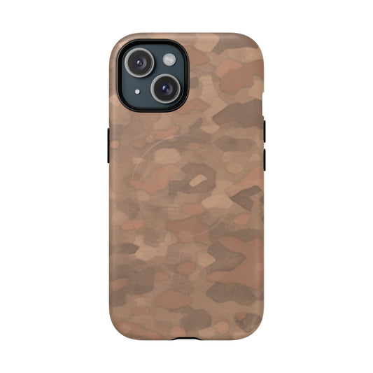 K-Factor Supply Co Desert Tortoise K-Mouflage Tough Magnetic iPhone Case iPhone 15 / Matte