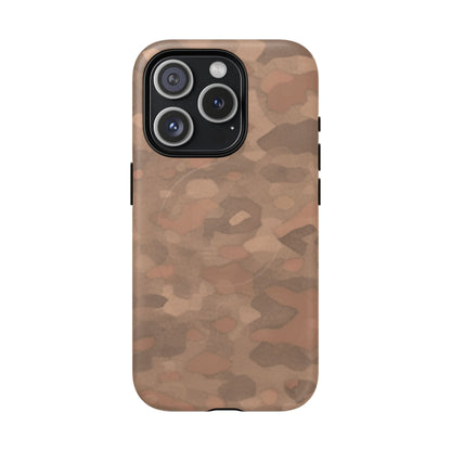 K-Factor Supply Co Desert Tortoise K-Mouflage Tough Magnetic iPhone Case iPhone 15 Pro / Matte