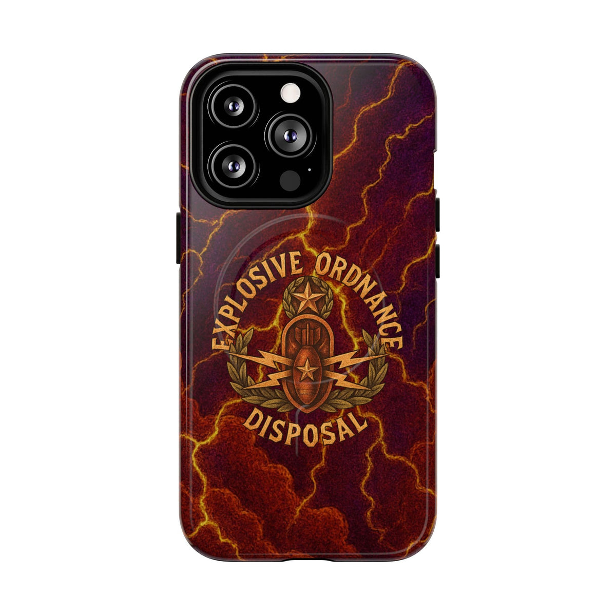 K-Factor Supply Co EOD - Thunder Gods Tough Magnetic iPhone Case iPhone 13 Pro / Glossy