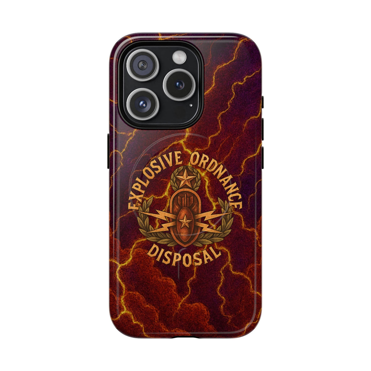 K-Factor Supply Co EOD - Thunder Gods Tough Magnetic iPhone Case iPhone 15 Pro / Glossy