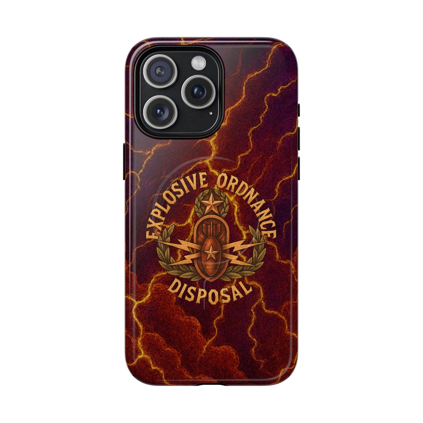 K-Factor Supply Co EOD - Thunder Gods Tough Magnetic iPhone Case iPhone 15 Pro Max