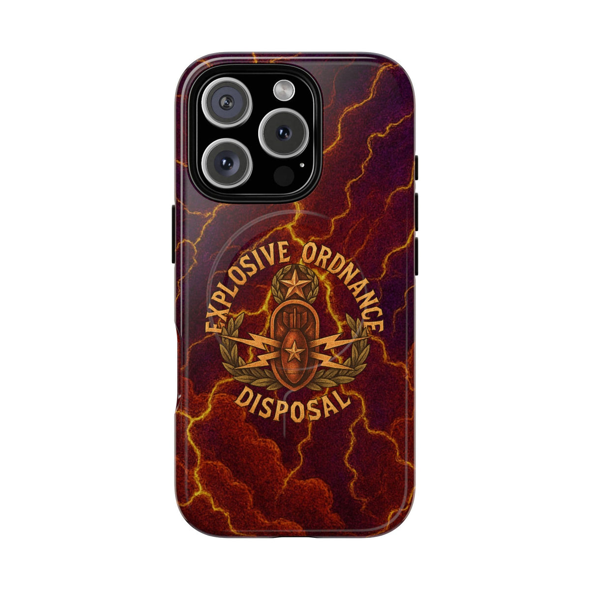 K-Factor Supply Co EOD - Thunder Gods Tough Magnetic iPhone Case iPhone 16 Pro / Glossy