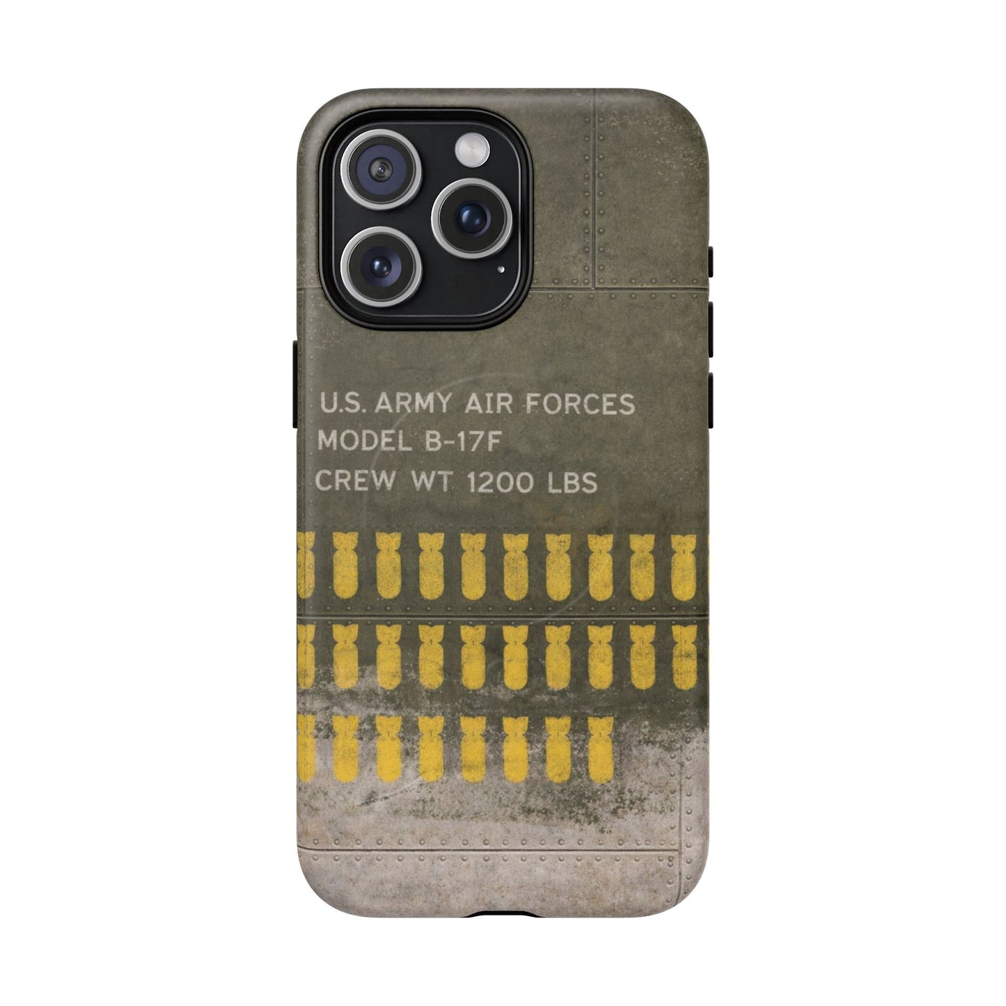 K-Factor Supply Co Flying Fortress Tough Magnetic iPhone Case iPhone 15 Pro Max
