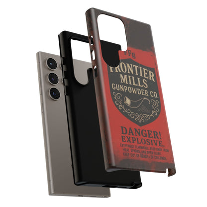 K-Factor Supply Co Frontier Mills Black Powder Tough Android Case