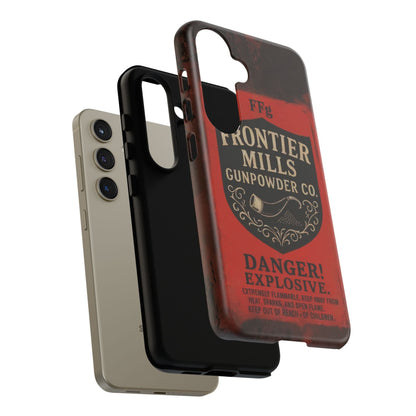K-Factor Supply Co Frontier Mills Black Powder Tough Android Case