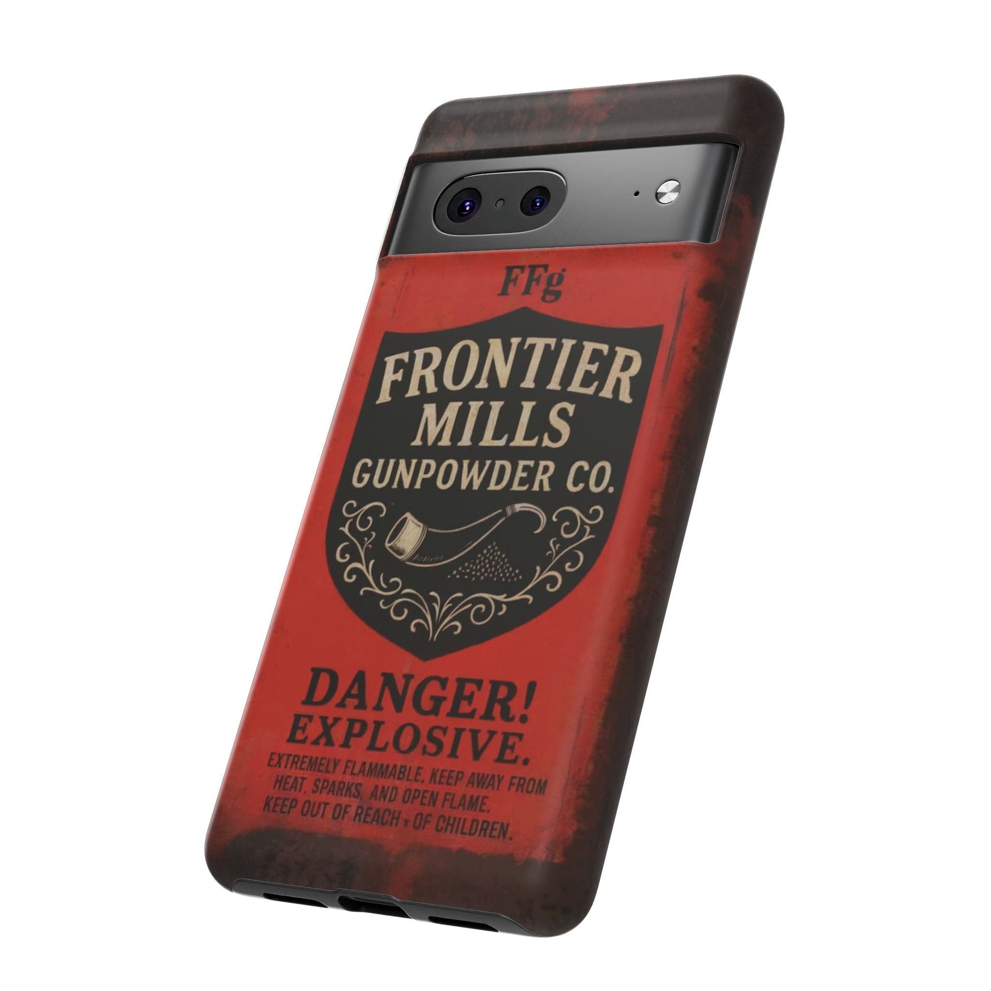K-Factor Supply Co Frontier Mills Black Powder Tough Android Case