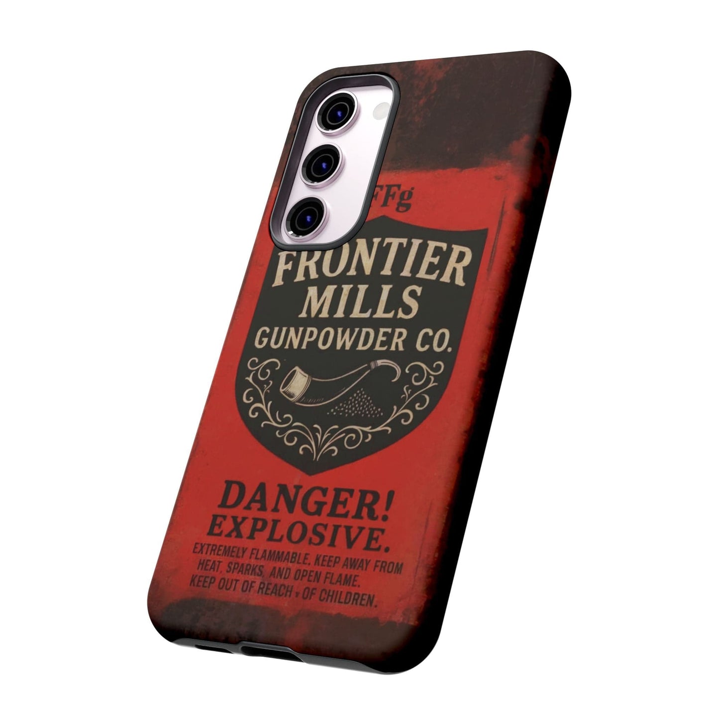 K-Factor Supply Co Frontier Mills Black Powder Tough Android Case