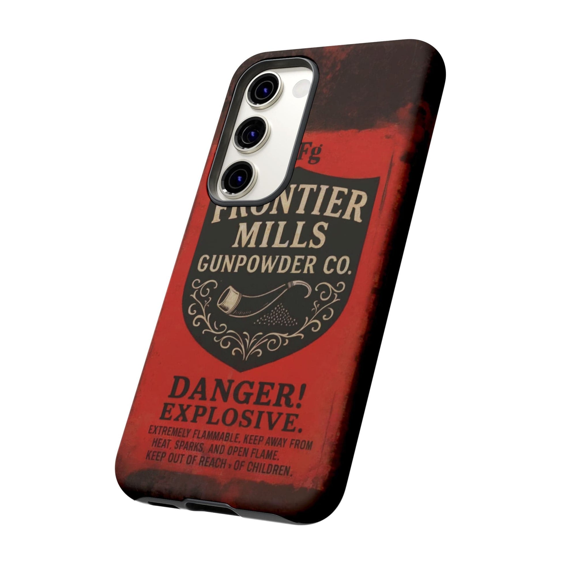 K-Factor Supply Co Frontier Mills Black Powder Tough Android Case