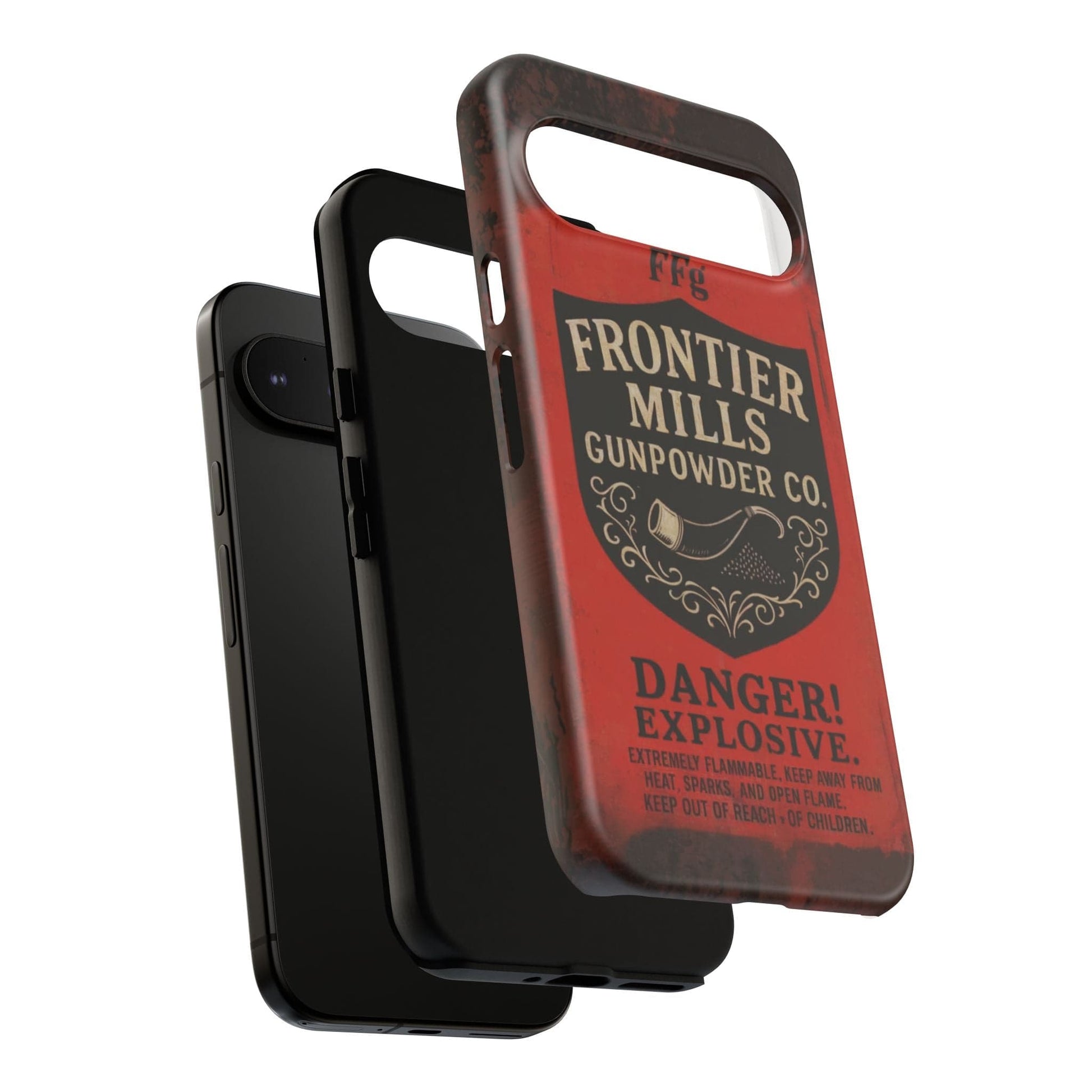 K-Factor Supply Co Frontier Mills Black Powder Tough Android Case