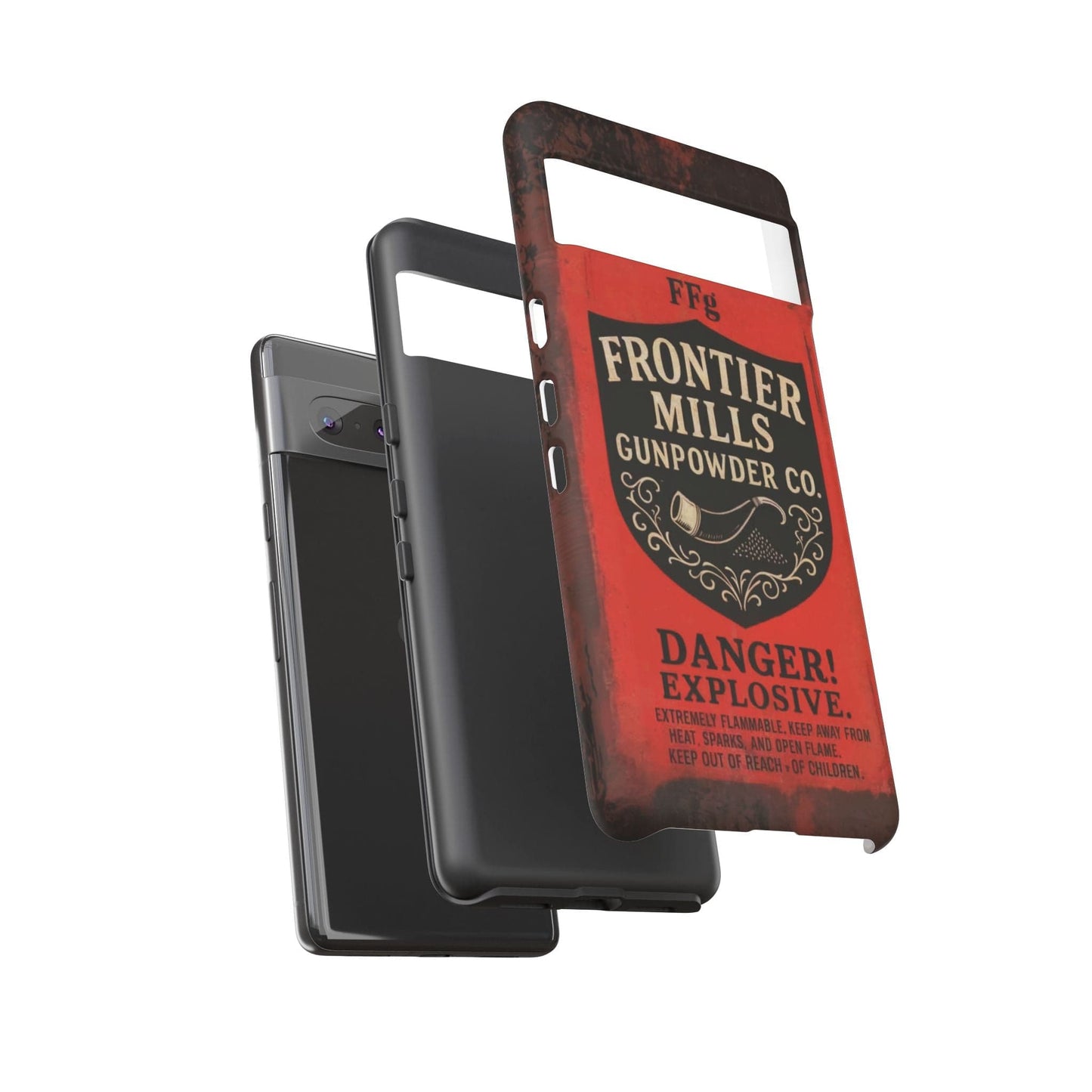 K-Factor Supply Co Frontier Mills Black Powder Tough Android Case