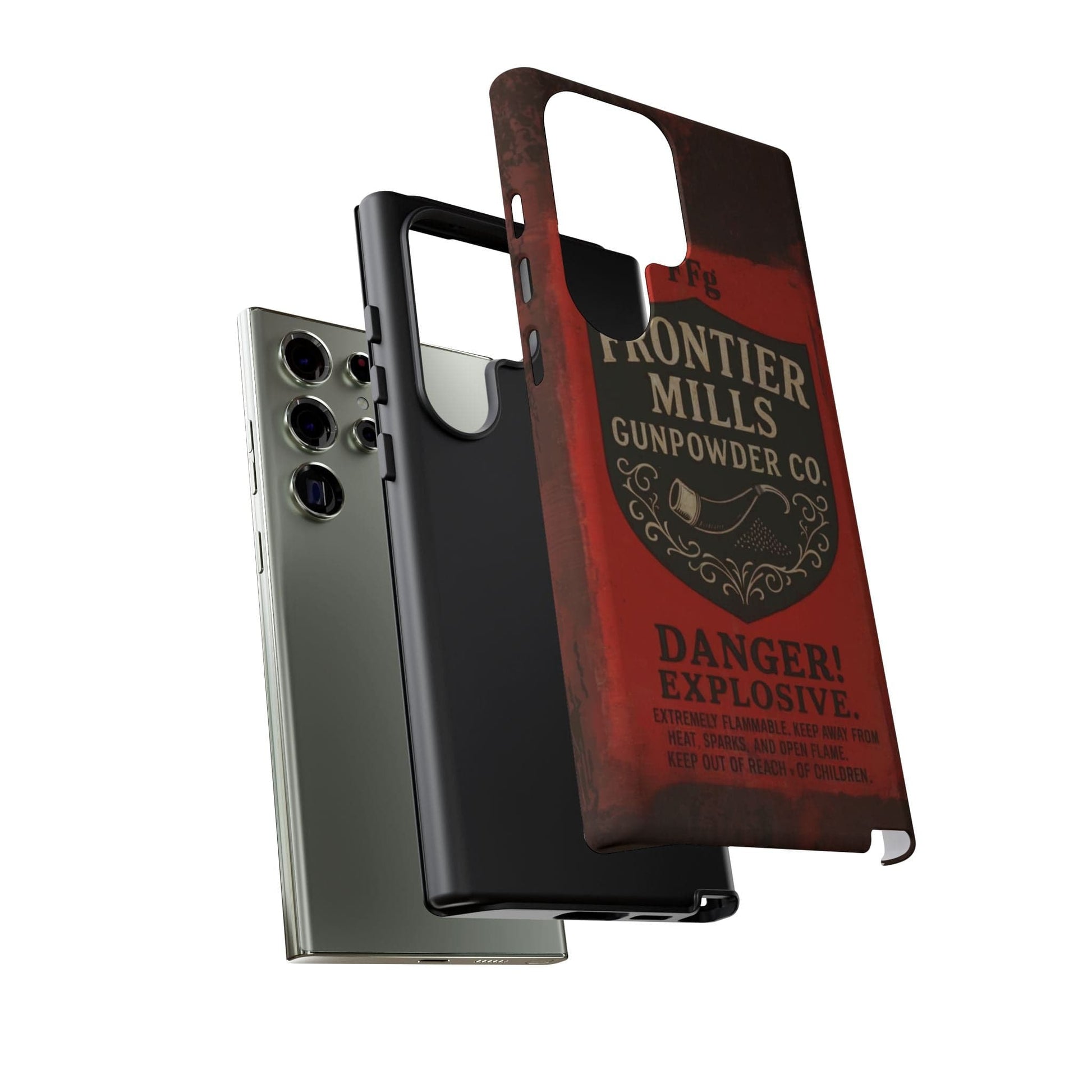 K-Factor Supply Co Frontier Mills Black Powder Tough Android Case