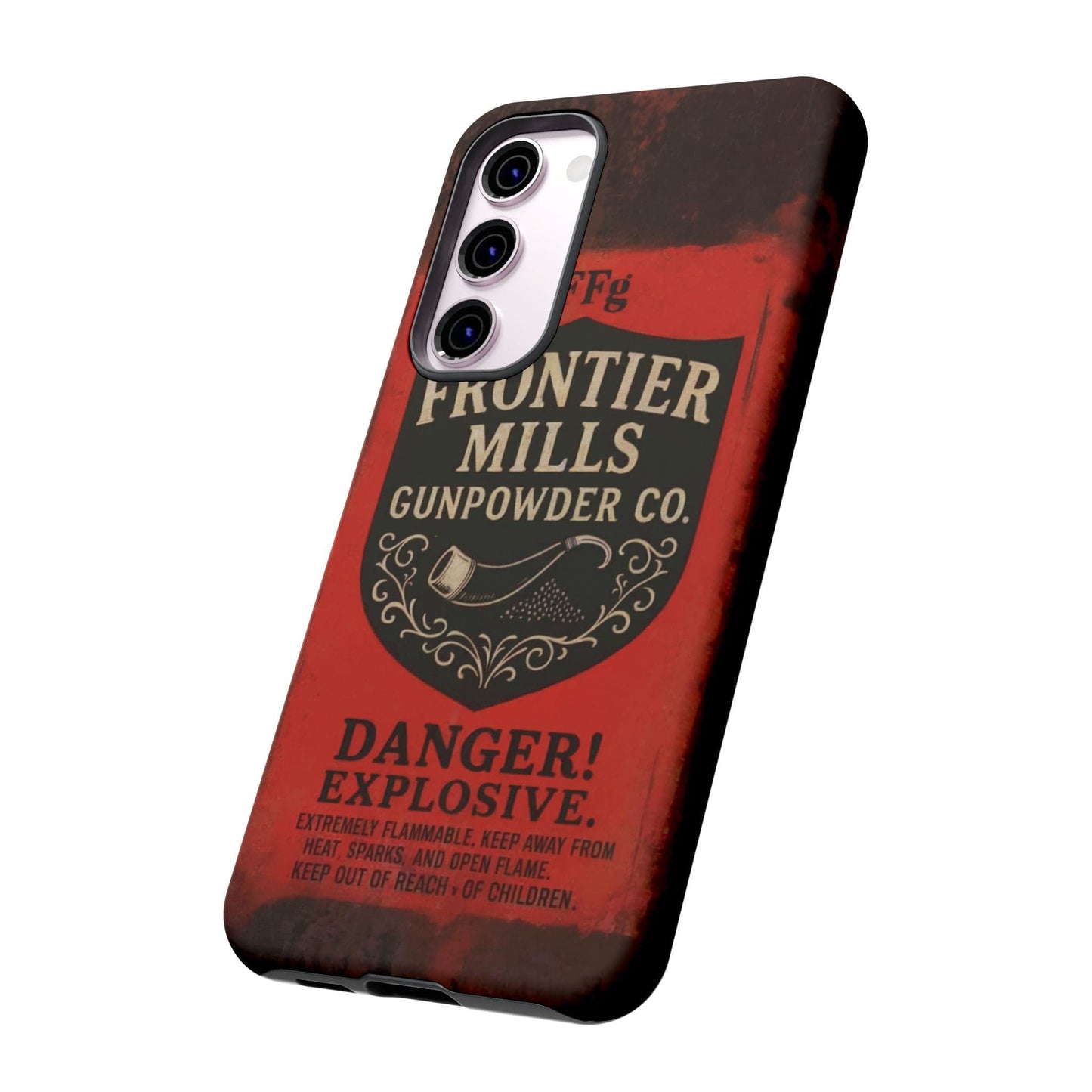 K-Factor Supply Co Frontier Mills Black Powder Tough Android Case