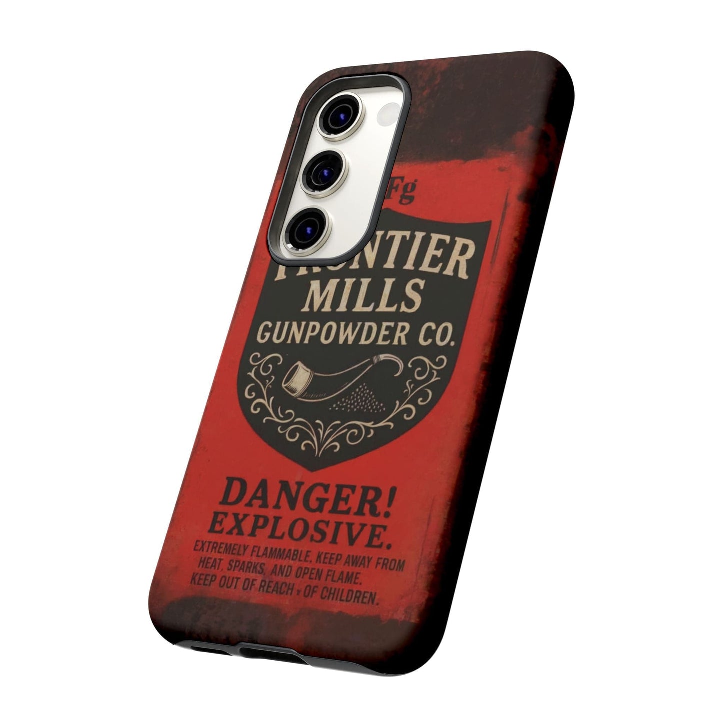 K-Factor Supply Co Frontier Mills Black Powder Tough Android Case