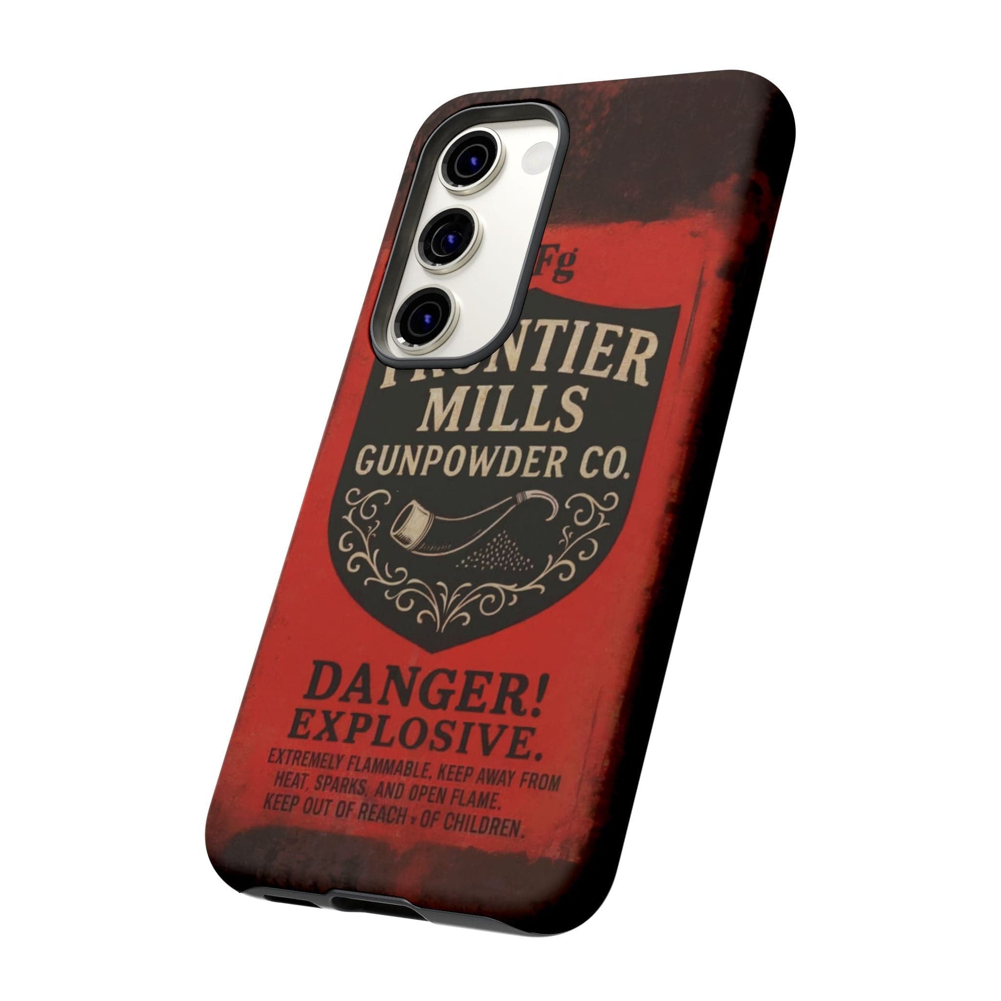 K-Factor Supply Co Frontier Mills Black Powder Tough Android Case
