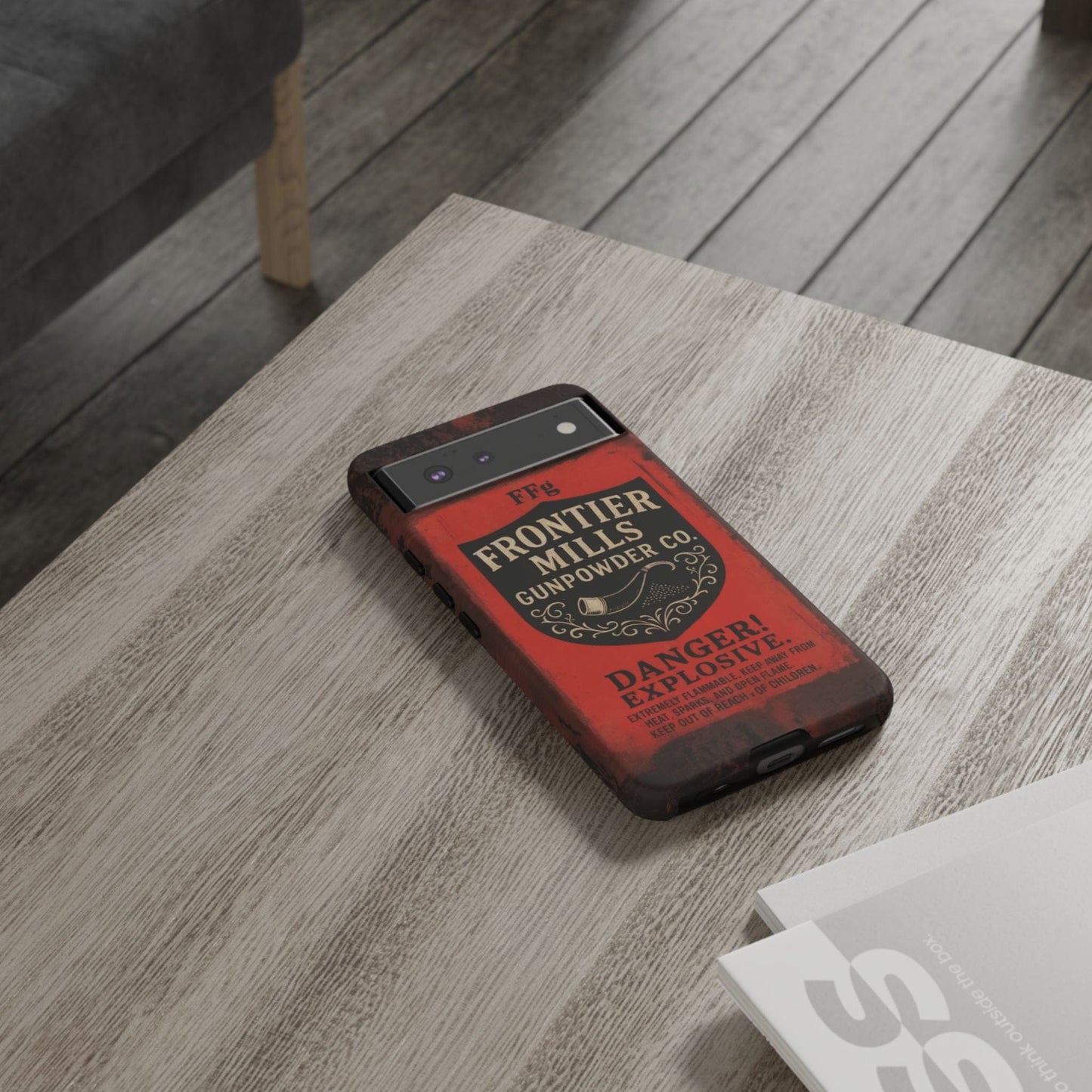 K-Factor Supply Co Frontier Mills Black Powder Tough Android Case