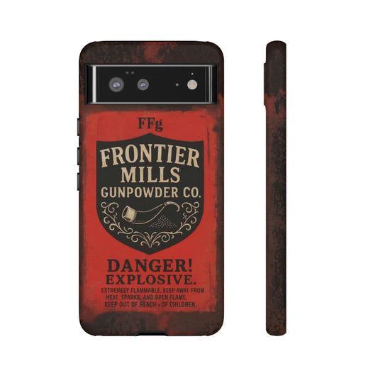 K-Factor Supply Co Frontier Mills Black Powder Tough Android Case Google Pixel 6