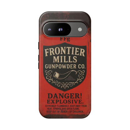 K-Factor Supply Co Frontier Mills Black Powder Tough Android Case Google Pixel 9