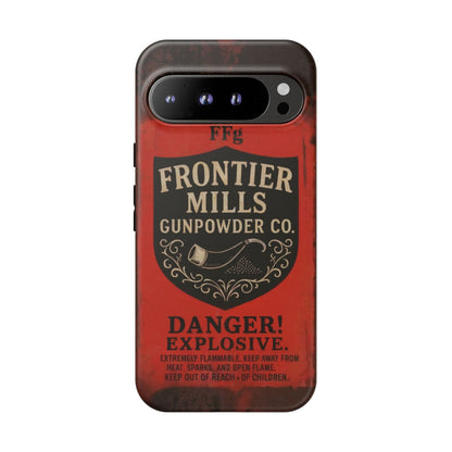 K-Factor Supply Co Frontier Mills Black Powder Tough Android Case Google Pixel 9 Pro XL / Matte
