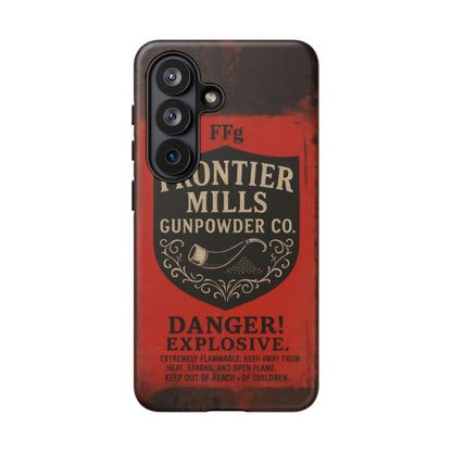 K-Factor Supply Co Frontier Mills Black Powder Tough Android Case Samsung Galaxy S26 / Matte